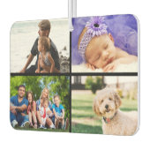 4 Foto Collage Moderne Elegante Script Naam Luchtverfrisser (Links)