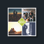 4 Foto Collage Monogrammed Canvas Afdruk<br><div class="desc">4 Foto Collage Monogramed gemaakt door u gepersonaliseerde wandkunst - Canvas Print from Ricaso - voeg je eigen foto's en tekst toe aan dit fantastische canvas</div>