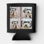 4 Foto collage - PICK UW ACHTERGRONDKLEUR Blikjeskoeler (Voorkant)