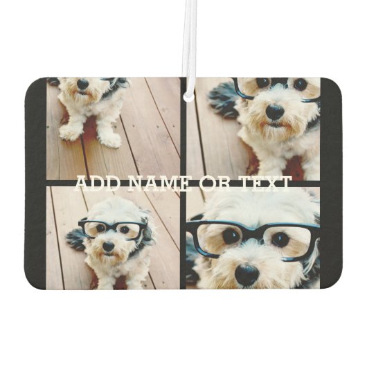 4 Foto collage - PICK UW ACHTERGRONDKLEUR Luchtverfrisser (Achterkant)