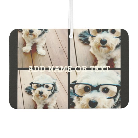 4 Foto collage - PICK UW ACHTERGRONDKLEUR Luchtverfrisser (Voorkant)