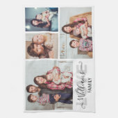 4 Foto-Collage-reeks, op maat gemaakt Theedoek (Verticaal)