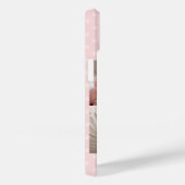 4 Foto Collage - roze stippen, Gouden Schrift Case-Mate iPhone Case (Achterkant / Rechts)