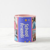 4 Foto Collage School Vrienden Mok (Midden)