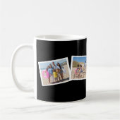 4 Foto Collage Sjabloon gepersonaliseerd Koffiemok (Links)