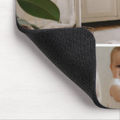 4 Foto Collage Sjabloon gepersonaliseerd Muismat (Hoek)