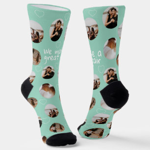 4 Foto collage We maken een geweldige foto Sokken