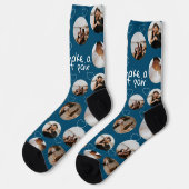 4 Foto collage We maken een geweldige foto Sokken (Links)