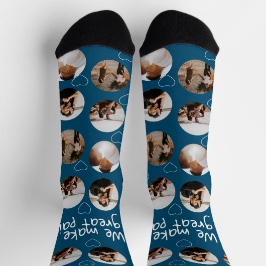 4 Foto collage We maken een geweldige foto Sokken (Top)