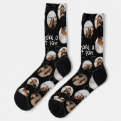 4 Foto collage We maken een geweldige foto Sokken (Links)