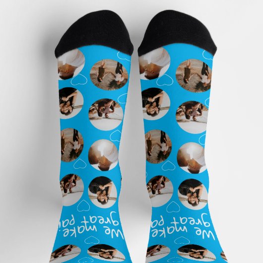 4 Foto collage We maken een geweldige foto Sokken (Top)