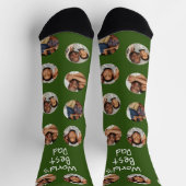 4 Foto Collage Werelden Beste Papa Sokken (Top)