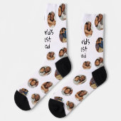 4 Foto Collage Werelden Beste Papa Sokken (Links)