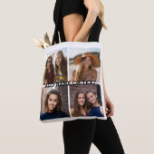 4 foto collage - witte achtergrond tote bag (Dichtbij)