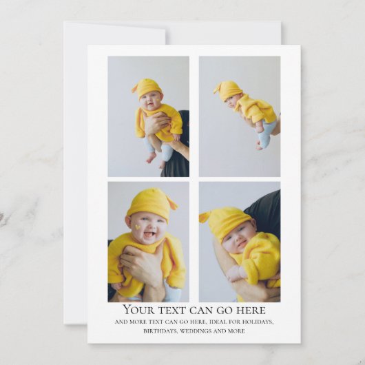 4 Foto en gestripte achterkant sjabloon (Voorkant)