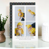 4 Foto en vlekkerige stip terug sjabloon