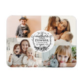 4 foto familie collage mam keepomwille moederdag magneet (Horizontaal)