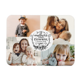 4 foto familie collage mam keepomwille moederdag magneet