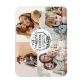 4 foto familie collage mam keepomwille moederdag magneet (Verticaal)