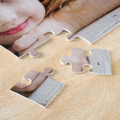 4 foto familie collage nummer 1 moederdag moeder legpuzzel (Zijkant)