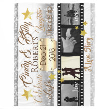 4 Foto Filmster Filmrol Zilver Bokeh en Goud