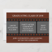 4 FOTO Filmstrip Graduating Class van 2018 Kaart (Achterkant)
