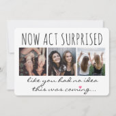 4 Foto gemaakt door Honor of Bridesmaid proposal F Kaart (Voorkant)