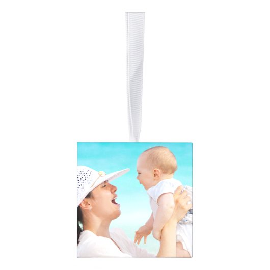 4 Foto gepersonaliseerd Ornament (Rechts)