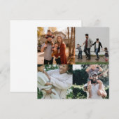 4 Foto gepersonaliseerde aangepaste collage (Voorkant / Achterkant)