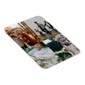 4 Foto gepersonaliseerde aangepaste collage Magneet (Rechterzijde)