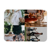 4 Foto gepersonaliseerde aangepaste collage Magneet (Horizontaal)