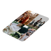 4 Foto gepersonaliseerde aangepaste collage Magneet (Linkerzijde)