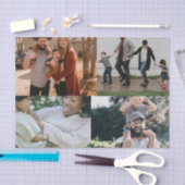 4 Foto gepersonaliseerde aangepaste collage Tissuepapier (Craft)