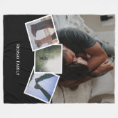 4 Foto Gepersonaliseerde veranderingskleur/klik aa Fleece Deken (Voorkant (Horizontaal))