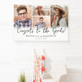 4 foto gezamenlijke afstudeerfeest spandoek (Insitu)