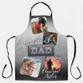 4 Foto - Happy Father's Day Metal Theme Schort (Voorkant)