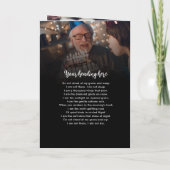 4-Foto Herdenking van het Leven / Begrafenis / Her Programma (Achterkant)