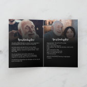 4-Foto Herdenking van het Leven / Begrafenis / Her Programma (Binnen)