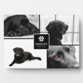 4 Foto Huisdierherdenking | Aandenken Fotoplaat (voorkant)