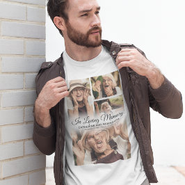 4 Foto in Loving Memory T-shirt
