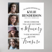 4 Foto in Loving Tribution Poster (Voorkant)