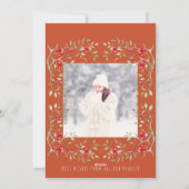 4 foto-inklage retro modern kerstfeest feestdagenkaart (Achterkant)