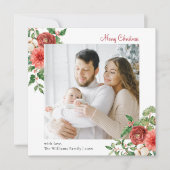 4 Foto kerstfeestdag met collage Kaart (Voorkant)