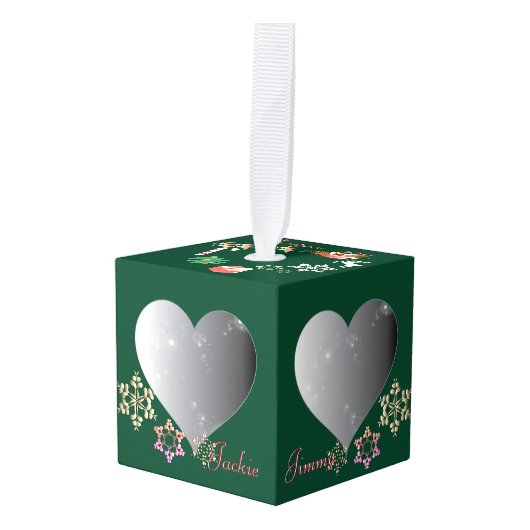 4 Foto maakt het rendiertje van de kerstman warm Decoratie (Voorkant hoekig)