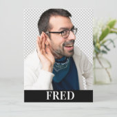 4 Foto Mannelijke Acteur Headshot Comp Kaart Sjabl (Staand voorkant)