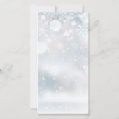 4 Foto Merrier Little Kerstgeboorte Feestdagenkaart (Achterkant)