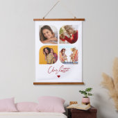4 Foto Modern Trendy Simple Personated Name Hangend Wandkleed (Slaapkamer)