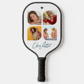 4 Foto Modern Trendy Simple Personated Name Pickleball Paddle (Achterkant)