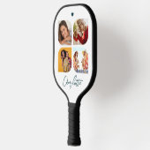 4 Foto Modern Trendy Simple Personated Name Pickleball Paddle (Links)
