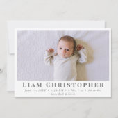 4 Foto Moderne Minimale Geslacht Neutraal Eenvoudi Aankondiging (Voorkant)